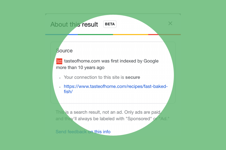 Googleが「about this result」機能を検索結果に公開